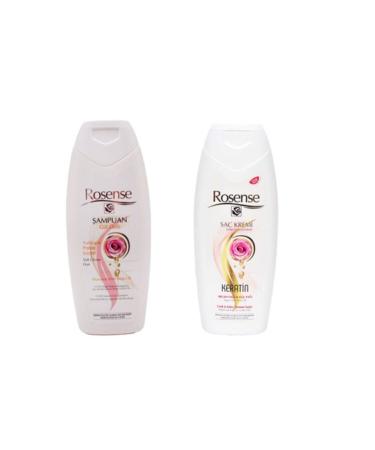 Rosense Rose Essence Shampoo 400 Ml Keratin Hair Conditioner 400 Ml