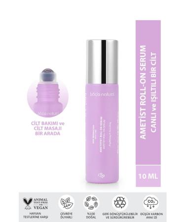 Bade Natural Amethyst Roll On Anti Aging Face Massage Serum 10 ml