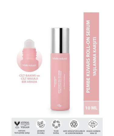 Bade Natural Rose Quartz Roll On Antioxidant Facial Massage Serum 10 ml