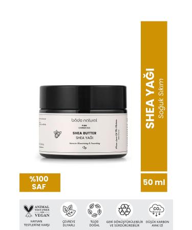 Bade Natural Shea Butter Cold Pressed 0 Pure 50 ml