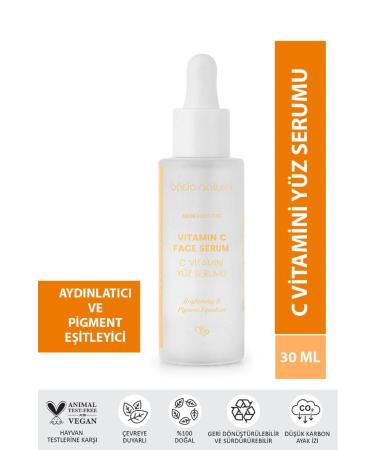 Bade Natural Vitamin C Face Serum Brightening Tone Equalizing and Anti-Stain 30 ml