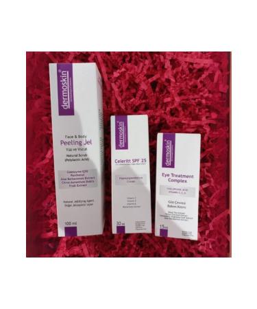 Dermoskin Peeling Gel + Anti-Spot Cream + Eye Contour Cream