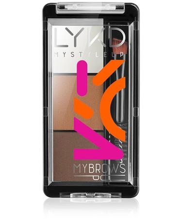 lykd Eyebrow Kit 189 Browny Eyebrow Pencil & Eyebrow Shadow
