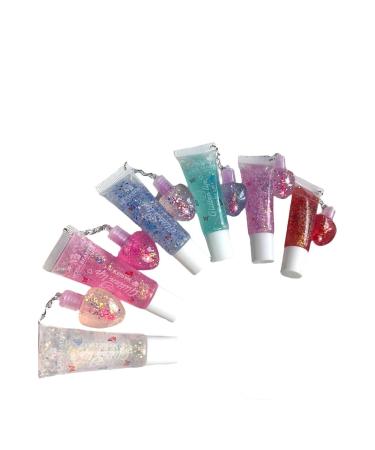 M&B 6-Piece Lip Gloss Mini Heart Lip Gloss