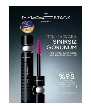 Mac SPRING DESIGN EYELASH VOLUMIZING M A C STACK MASCARA - 12ML - DEMBA4210