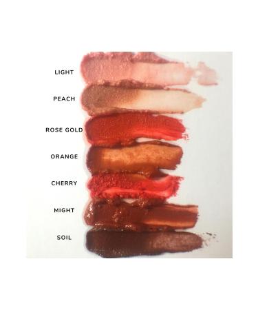 Mabinu Cosmetic Soil Lip Cheek Eye Vegan Cream Blush Lipstick Eyeshadow - Dark Brown - Buy Online on GoSupps.com