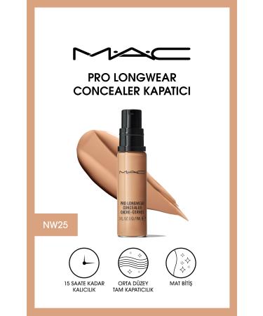Mac 15 Hour Medium Coverage Under Eye Concealer - Pro Longwear Concealer Nw25 - 9ml