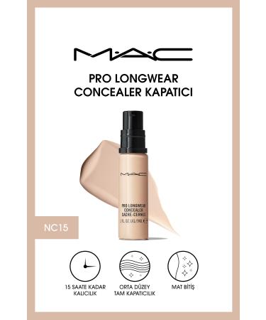 Mac 15 Hours Lasting Medium Coverage Under Eye Concealer - Pro Longwear Concealer Nc15 - 9ml