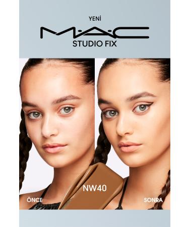 Mac 24 Hour Lasting Matte Foundation - Studio Fix Fluid Spf15 - Color: Nw40 - 30ml - Buy Online on GoSupps.com