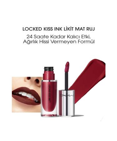 Mac Mac Locked Kiss Ink 24hr Liquid Matte Lipstick - Carnivore - 4ml