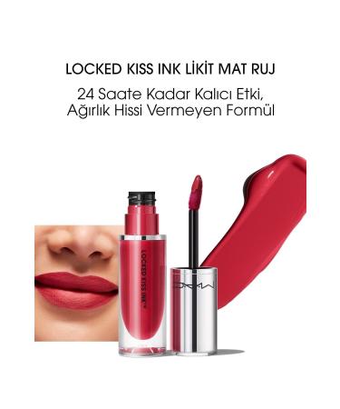 Mac LOCKED K SS INK 24HR LIQUID MATTE LIPSTICK - MOST CUR OUS - 4 ML DMBA121
