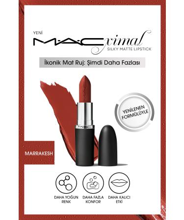 Mac S LKY MATTE L PST CK (MARAKESH) LONG-LAST NG L PST CK THAT PROV DES INTENSE COLOR KEYON2627