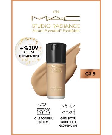 Mac Studio Radiance Serum-powered Luminous Finish Skincare Foundation - C3.5 - 30ml