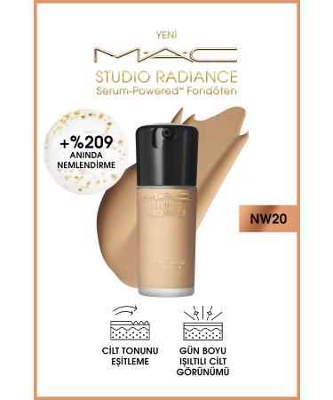 Mac Studio Radiance Serum-powered Luminous Finish Skincare Foundation - Nw20 - 30ml