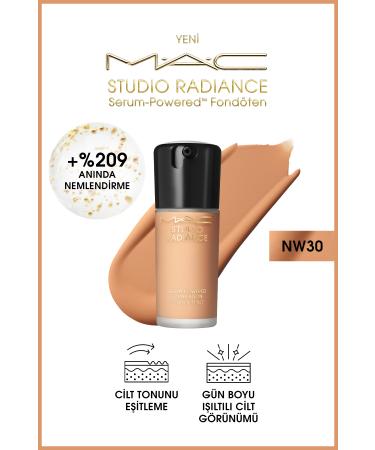 Mac Studio Radiance Serum-powered Luminous Finish Skincare Foundation - Nw30 - 30ml