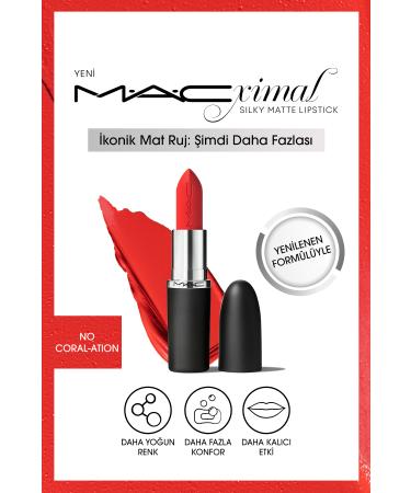 Mac XIMAL S LKY MATTE LIPSTICK LONG LASTING NOURISHING EFFECTIVE LIPSTICK 3.5 G DEMBA3609