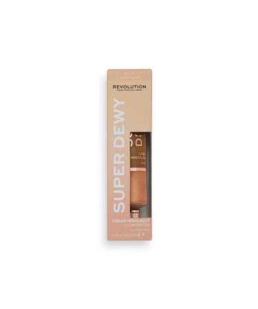 MAKEUP REVOLUTION Revolution Superdewy Liquid Highlighter Gold Champagne - Buy Online on GoSupps.com