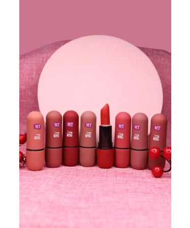Makeuptime 8-Piece Matte Lipstick Set