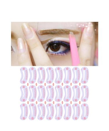 Malinka 24pcs Reusable Eyebrow Stencil Shaper Makeup Kit Cosmetic Eyebrow Stencils - Buy Online on GoSupps.com