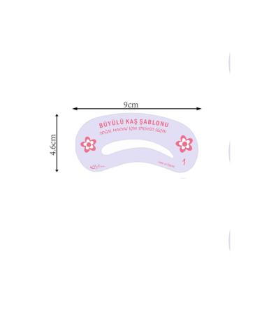 Malinka 24pcs Reusable Eyebrow Stencil Shaper Makeup Kit Cosmetic Eyebrow Stencils - Buy Online on GoSupps.com