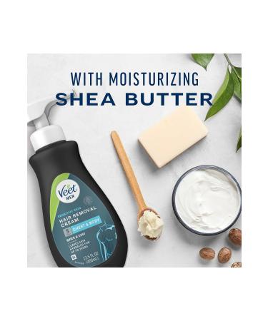 Veet Men Sensitive Skin Hair Removal Cream 400ML - Buy Online on GoSupps.com