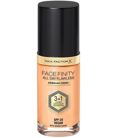 Max Factor Facefinity 3 in 1 Long-lasting Foundation 70 Warm Sand