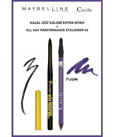 Maybelline New York Maybelline Argan Oil Eye Pencil Cecile All Day 03 Effective Looks Makeup Set