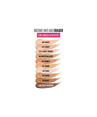 Maybelline New York Eraser Multi Use Concealer 00 Ivory