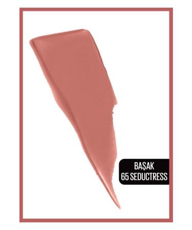Maybelline New York Super Stay Matte Ink Zodiac Liquid Matte Lipstick- 65 Seductress (VIRGO) - Buy Online on GoSupps.com