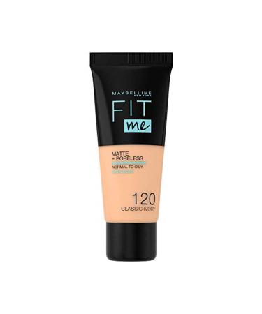 Maybeline New York Fit Me Matte Poreless Foundation 120 Classic Ivory 30ml