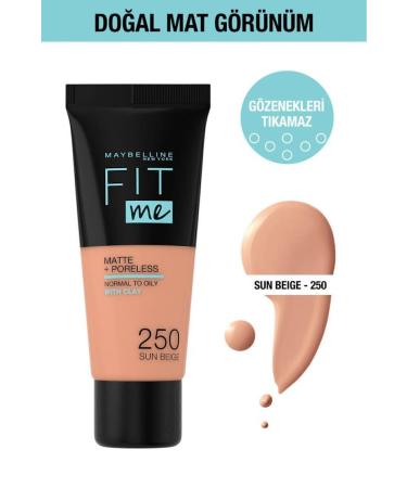 Maybelline New York Fit Me Foundation Matte Poreless Foundation 220 Natural Beige