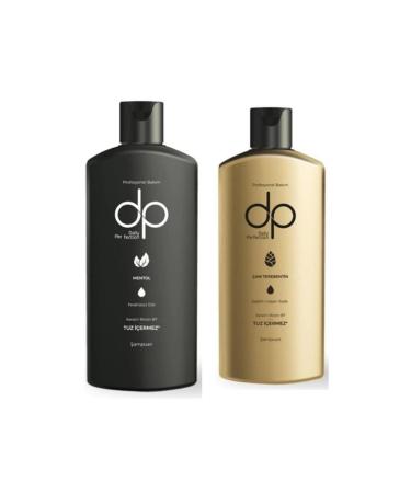 DP Salt-Free Shampoo 250 Ml Pine Turpentine + Salt-Free Shampoo 250 Ml Menthol Refreshing Effect