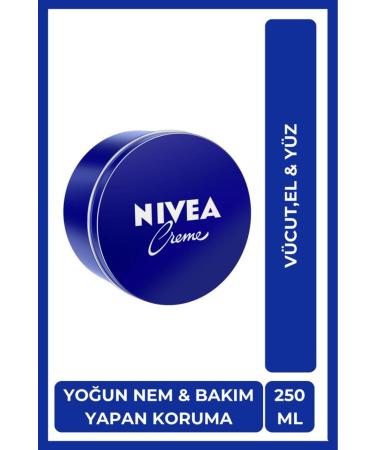 NIVEA Creme 250ml Intensive Moisturizer Caring Protection Eucerit Soft and Smooth Skin Hand Face Body