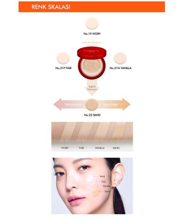 Missha 48 Hours Lasting Matte Finish SPF50 Cushion Foundation Radiance Perfect Fit Cushion Foundation No21 Fairy - Buy Online on GoSupps.com