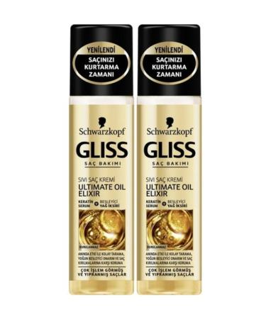 Men Perfect Gliss Ultimate Oil Elixir Liquid Hair Conditioner 200 Ml X 2 Pack