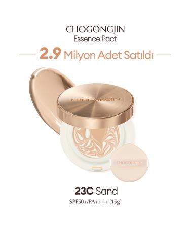 Missha Anti-Aging Moisturizing Cream Foundation CHOGONGJIN Esence Pact (23C) SPF50+/PA++++