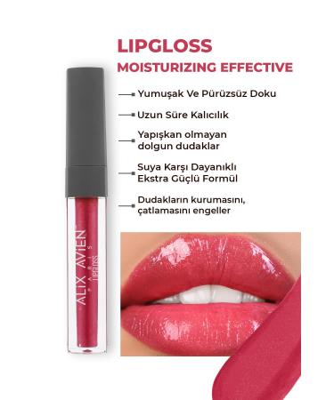 Alix Avien Moisturizing Effect Non-Sticky Lip Gloss - Lipgloss 12 Juicy SB