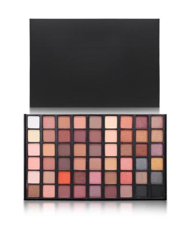 MUJGAN Black 54 Matte Pearlescent Eyeshadow Palette