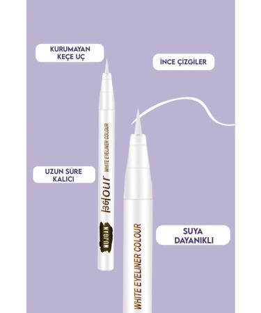 MUJGAN Pompom White Pencil Eyeliner - Buy Online on GoSupps.com