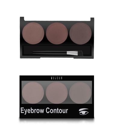 MUJGAN Romantic Flower 3-Pack Eyebrow Shadow 03