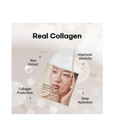 Nacific Rice Pepta Collagen Gel Mask - Transparent Collagen Gel Mask - Buy Online on GoSupps.com