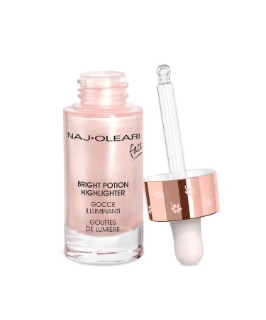 Naj Oleari Bright Potion Highlighter-Rose Quartz - Pearlescent Pink Highlighter