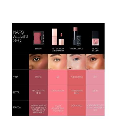 Nars Afterglow Liquid Blush - Liquid Blush That Gives Natural Look to Skin Shine and Vitality 7 ml - Buy Online on GoSupps.com