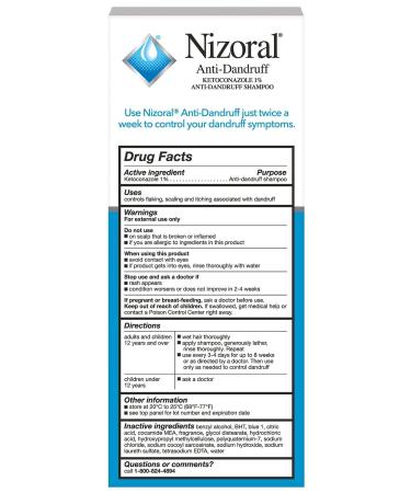 Nizoral Anti-Dandruff Shampoo 200ML - Buy Online on GoSupps.com