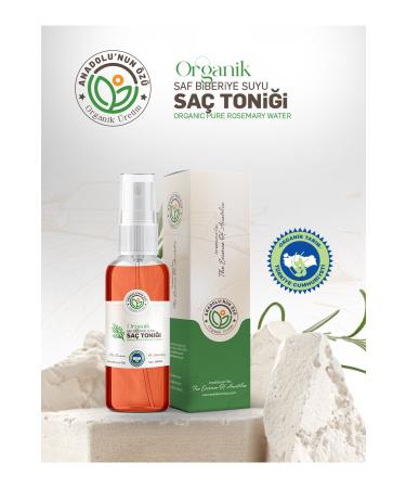 Anatolia's essence organic production Rosemary Water Anti-Loss and Hair Growth Supporting Hair Tonic 0 Organic and Pure 100 ml