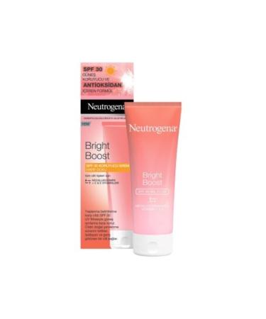 Neutrogena BR GHT BOOST SPF 30 PROTECTIVE CREAM SMOOTHING LIGHT TEXTURE 50 ML DKHAIR687