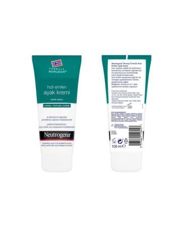 Neutrogena Norwegian Formula Fast Absorbing Foot Cream 100 Ml