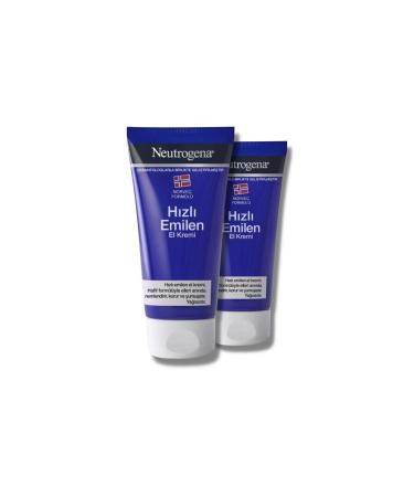 Neutrogena Norwegian Formula Fast Absorbing Hand Cream 75 ml X2