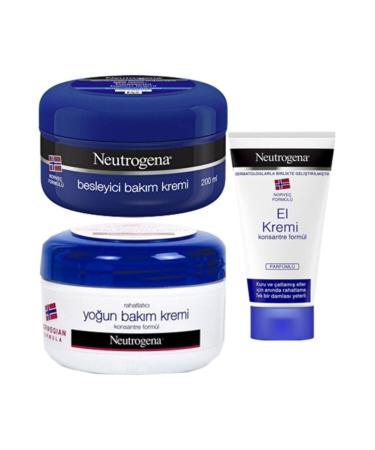 Neutrogena Nourishing Care Cream 300 Ml and Fast Absorbing Care Cream 300 Ml (2 Pieces)