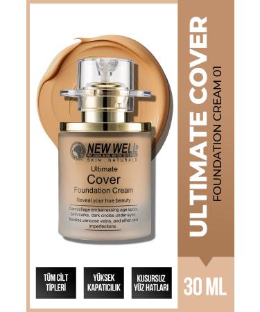 New Well Cover Bottle Foundation 01 30 ml 8680923306810